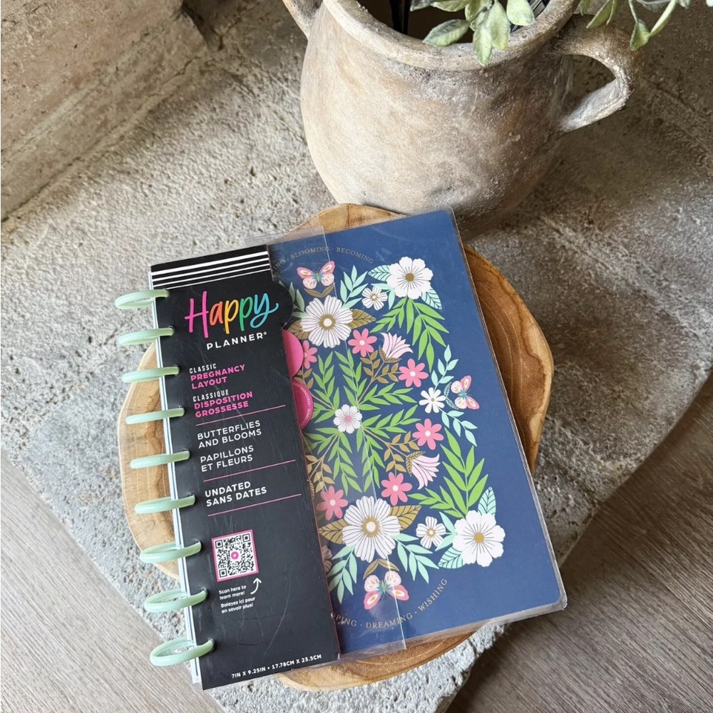 Undated Butterflies & Blooms Pregnancy Happy Planner Classic Pregnancy Layout 9